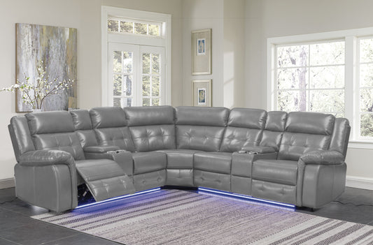 Modern Style 3PC Power Motion Sectional
